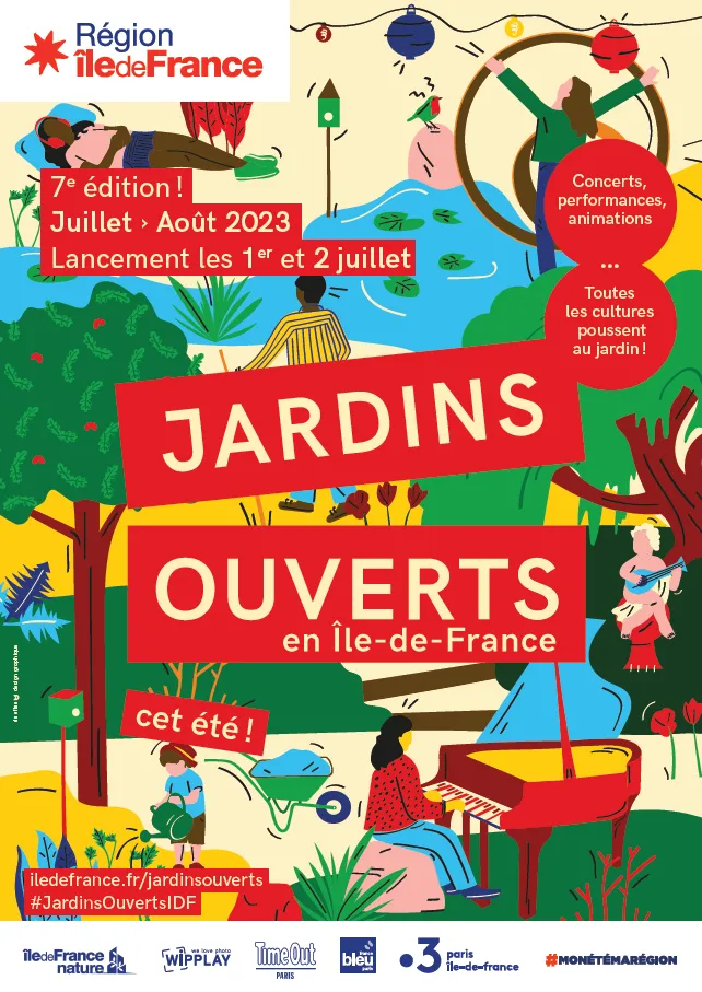 Jardins ouverts en ÎledeFrance Région ÎledeFrance